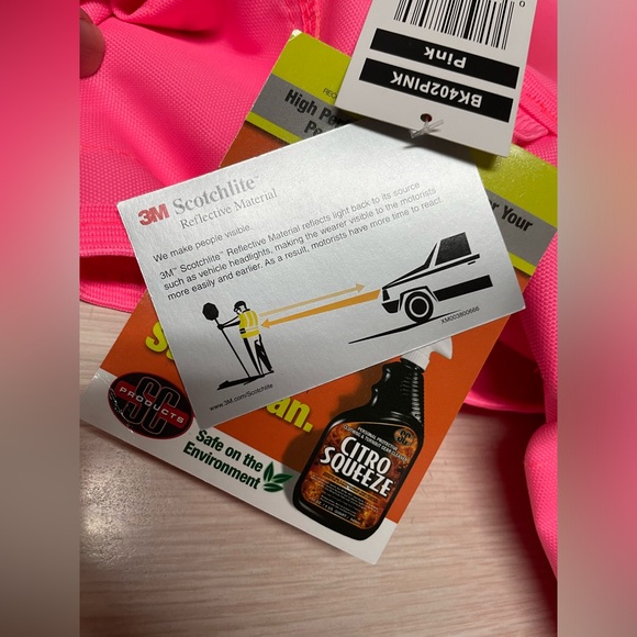 NWT Hi-visibility Surveyor Safety Vest 3M Scotchlite Reflective Material size XL - Picture 7 of 8